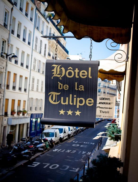 Hotel De La Tulipe Paris Eksteriør bilde