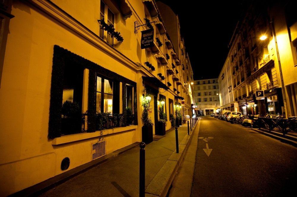 Hotel De La Tulipe Paris Eksteriør bilde